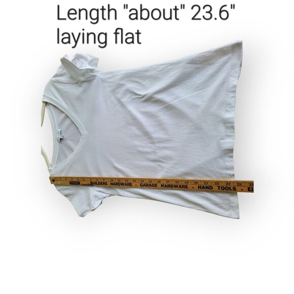 Reiss White Cotton Bailey T-Shirt XS - Picture 8 of 13